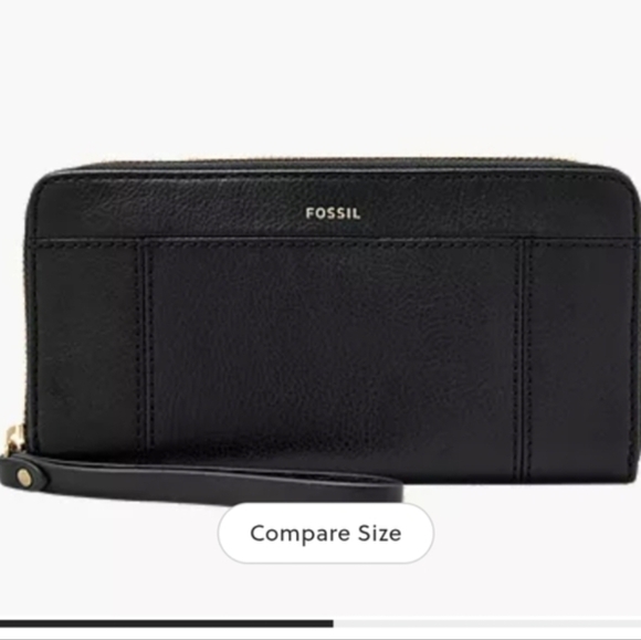 Fossil Accessories - Fossil Black Leather Wallet